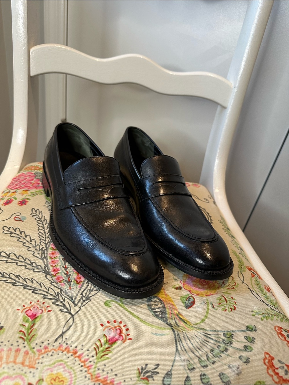 Cole Haan Classic Black Leather Men’s Penny Loafers